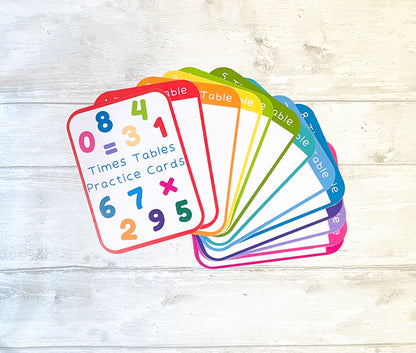 Times Tables Flashcards Bundle