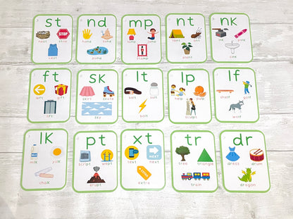 Phase 4 Phonics Flashcards