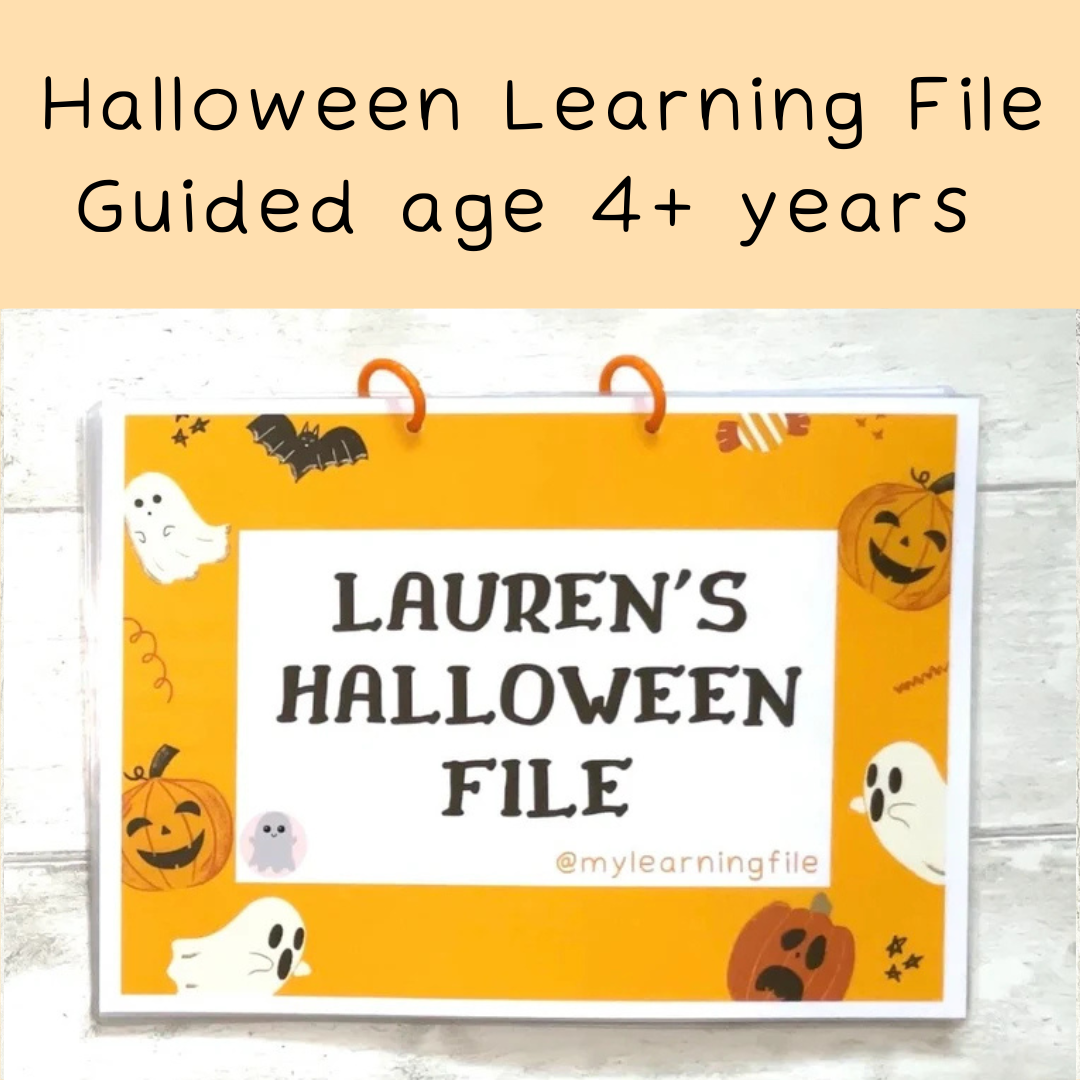 4+ Years Children's Halloween Busy Book