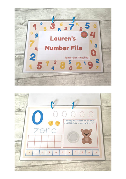 Numbers to 10 Busy Book