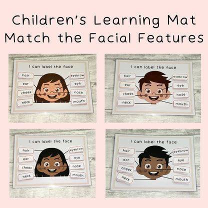 Face Features Learning Mat