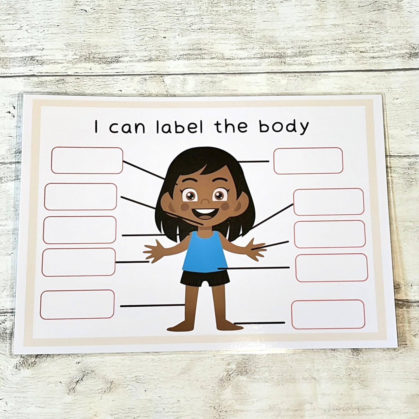 Body Parts Matching Learning Mat