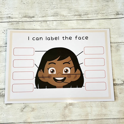 Face Features Learning Mat