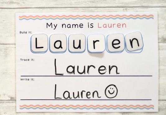 Name Writing Practise Mat