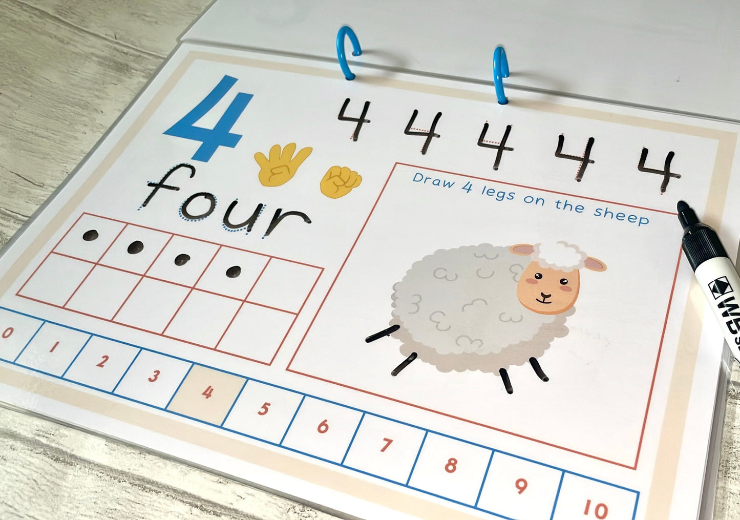 Numbers to 10 Busy Book