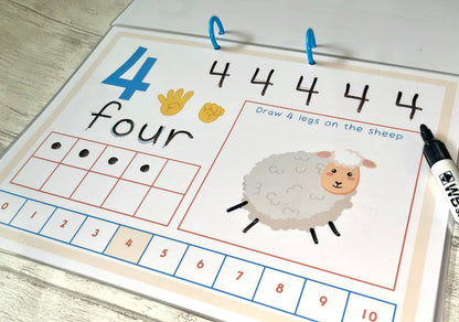 Numbers to 10 Busy Book