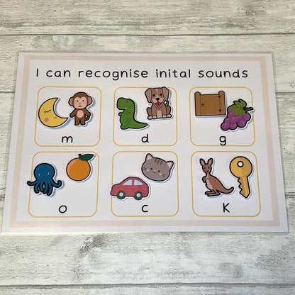 Phonics Phase 2 Initial Sounds Learning Mat