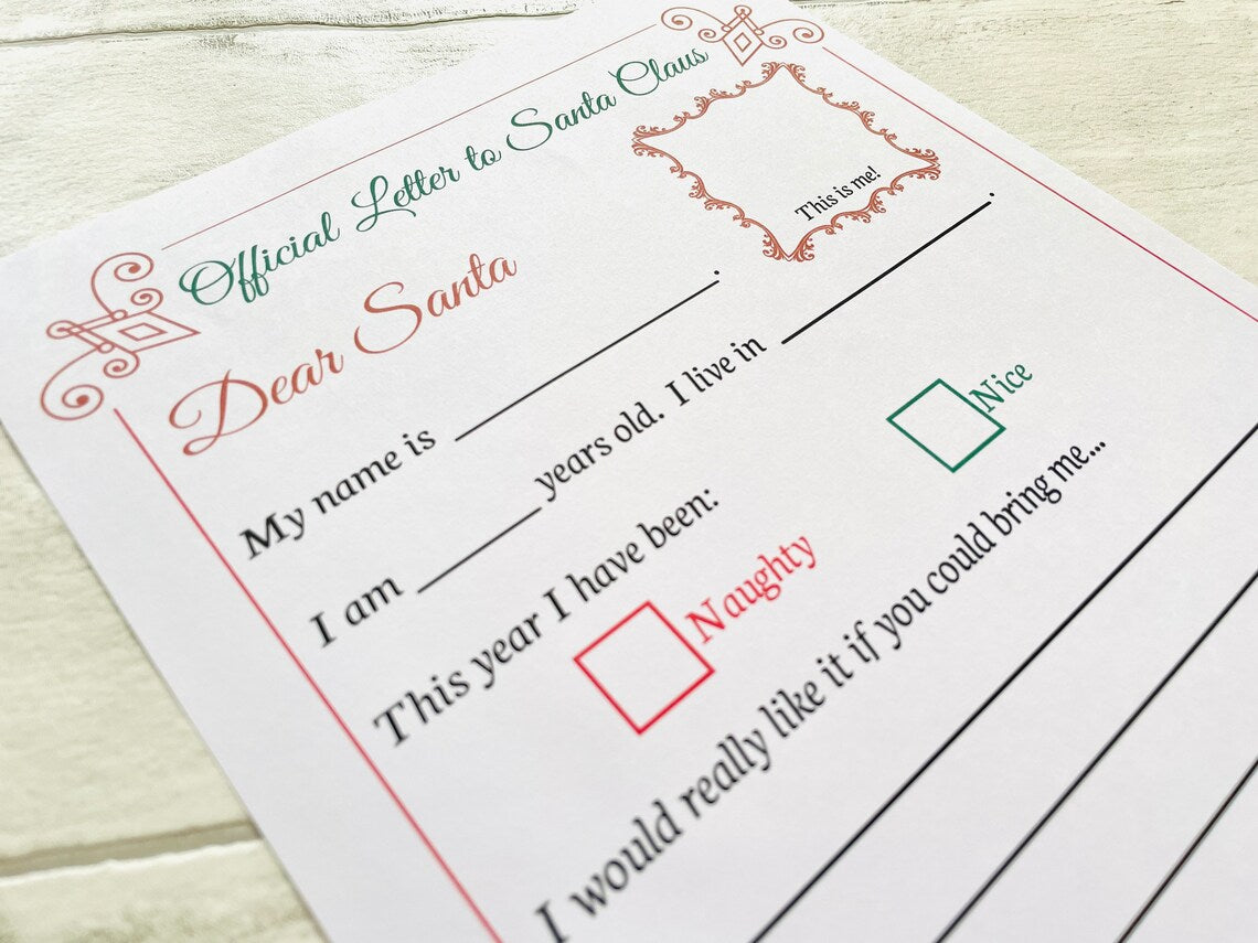 Santa Letter Writing Set