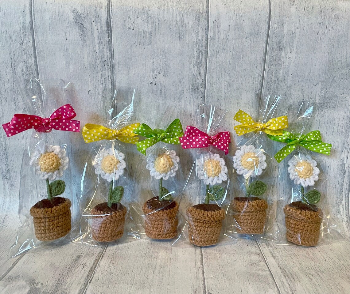 Daisy Crochet Flower Gift
