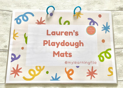 Playdough Mats Children's Busy Book