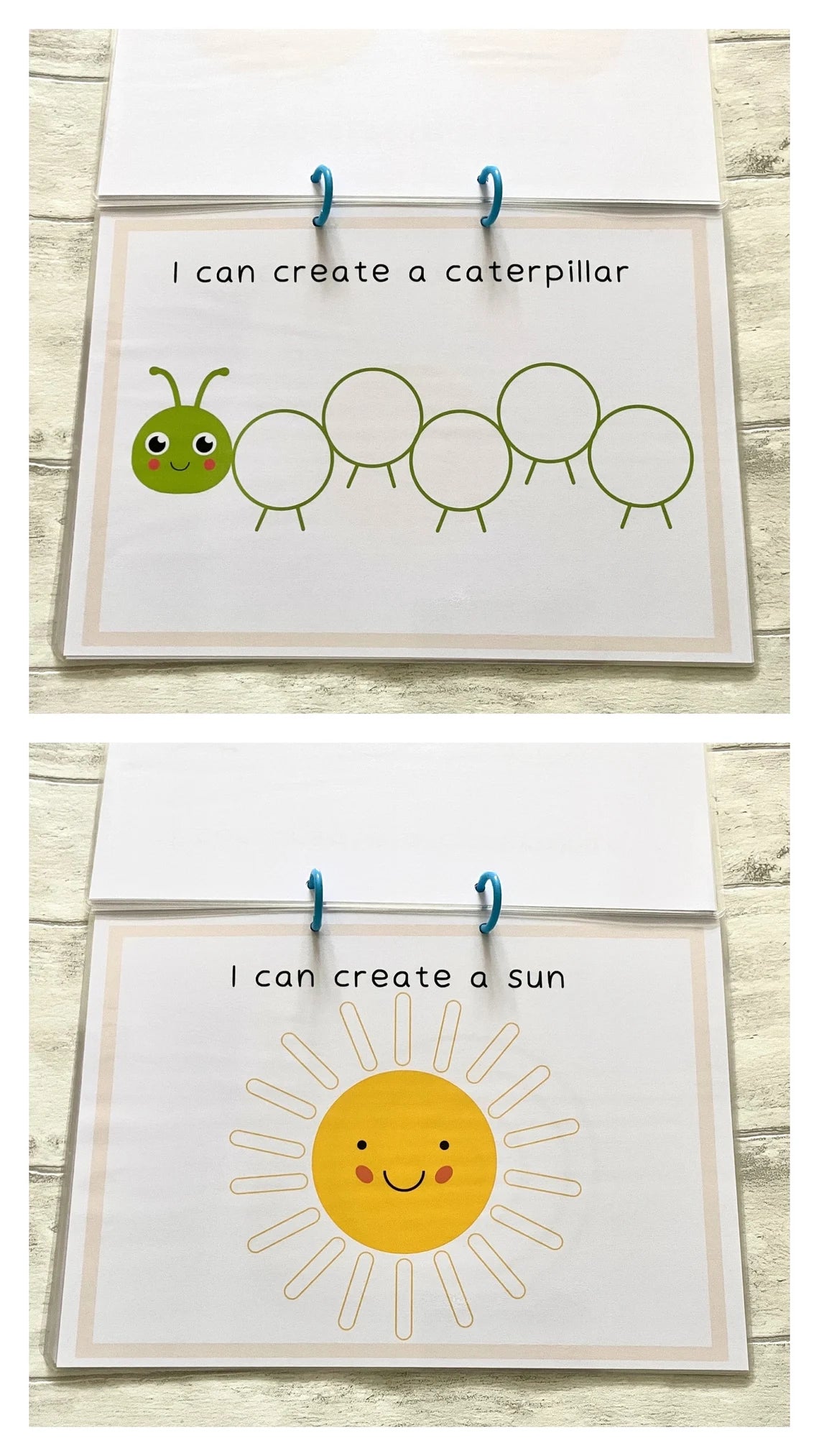 Playdough Mats Children's Busy Book