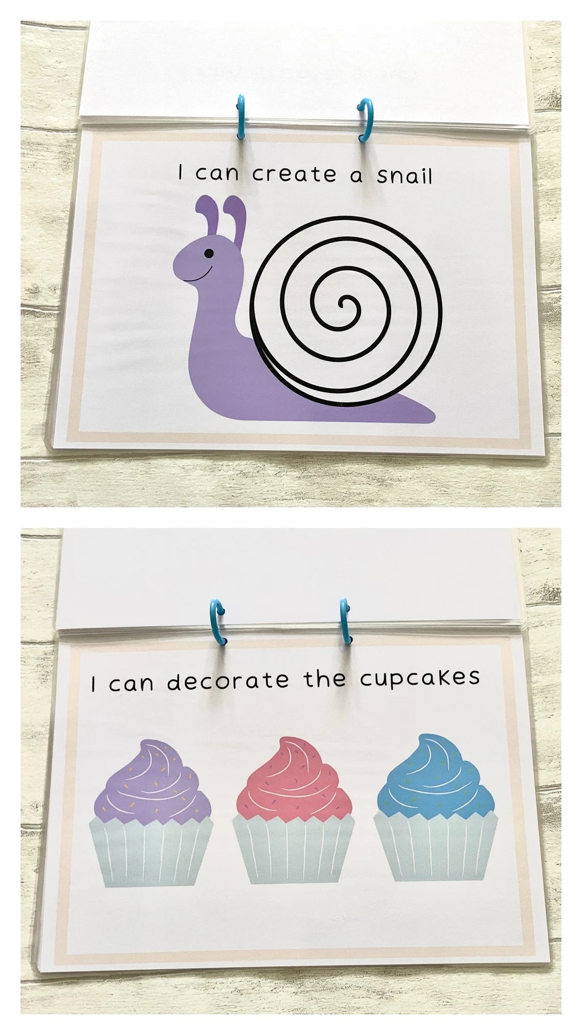 Playdough Mats Children's Busy Book