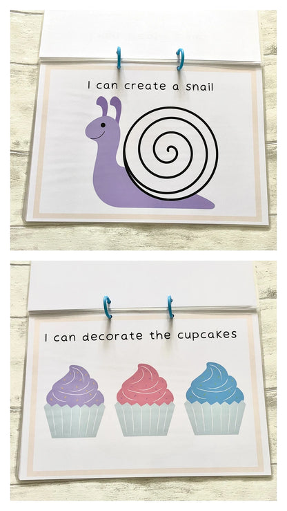 Playdough Mats Children's Busy Book