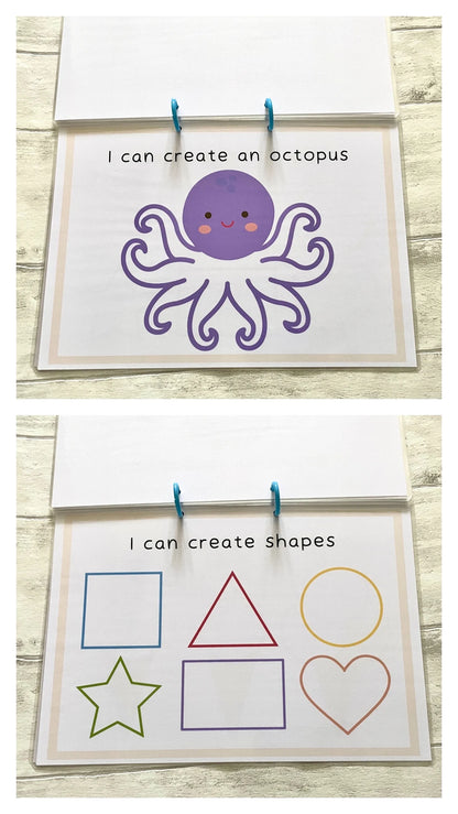 Playdough Mats Children's Busy Book