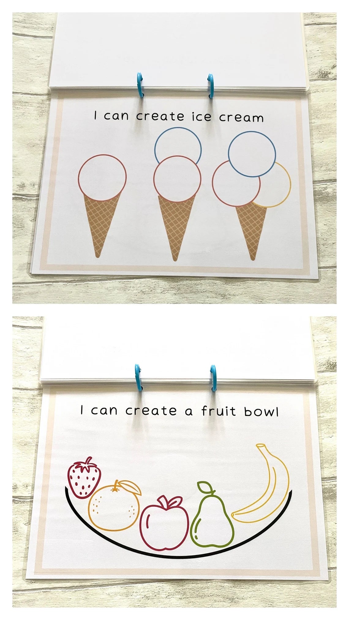 Playdough Mats Children's Busy Book