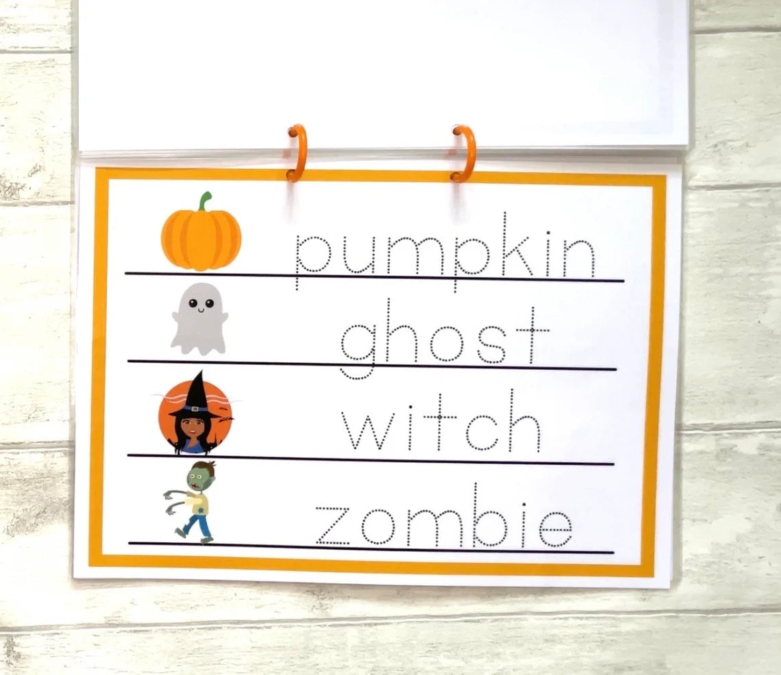 4+ Years Children's Halloween Busy Book