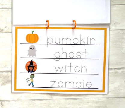 4+ Years Children's Halloween Busy Book