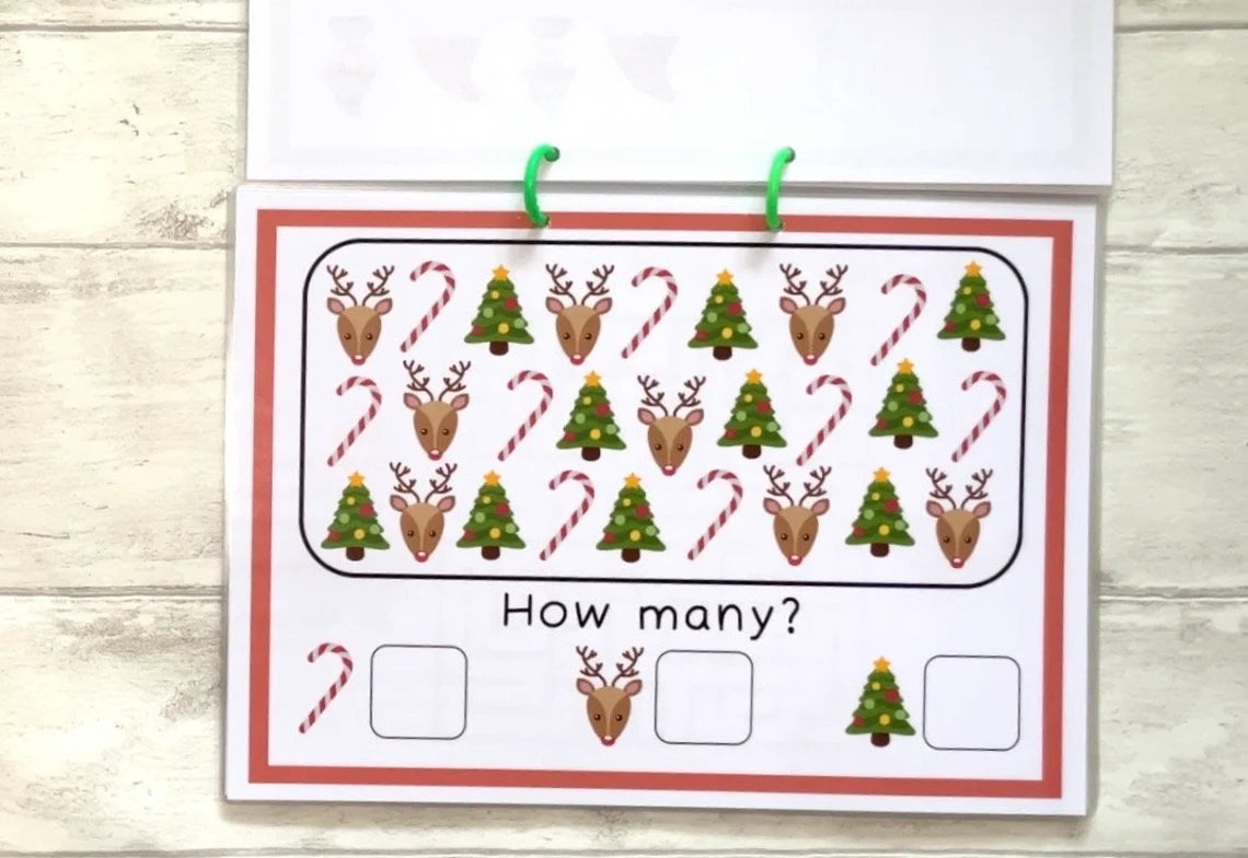 4+ Years Children's Christmas Busy Book