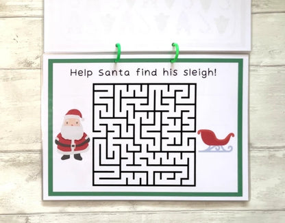 4+ Years Children's Christmas Busy Book
