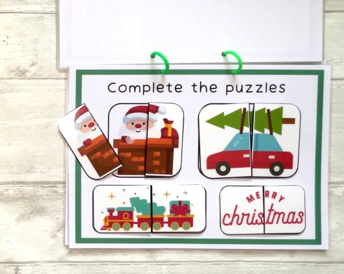 4+ Years Children's Christmas Busy Book