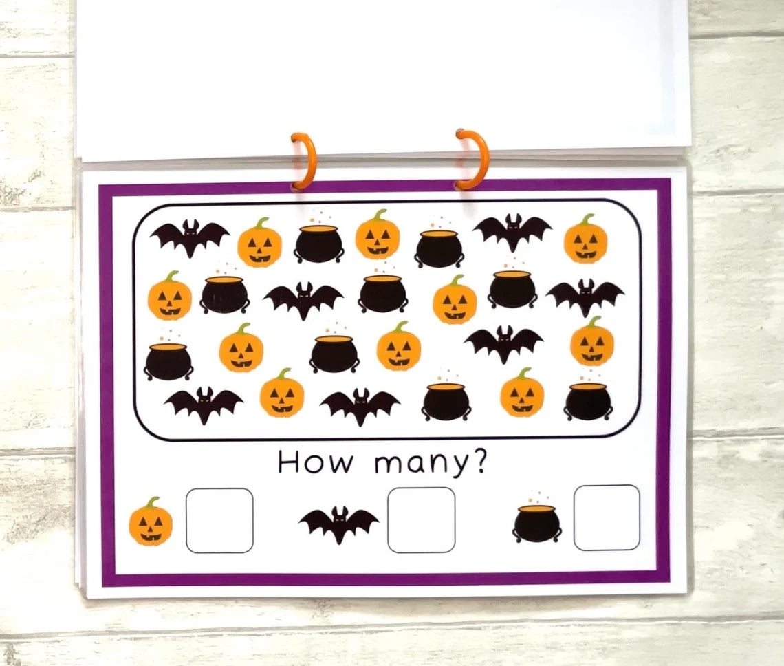 4+ Years Children's Halloween Busy Book