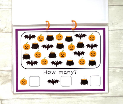 4+ Years Children's Halloween Busy Book