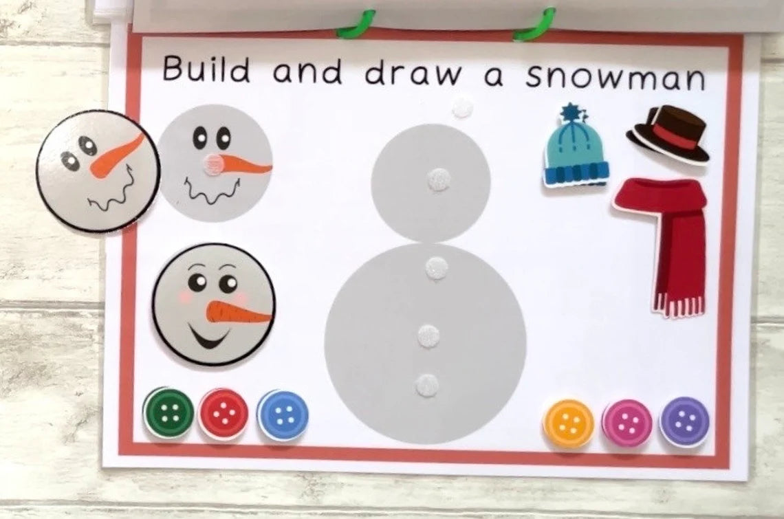 4+ Years Children's Christmas Busy Book