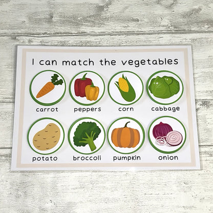 Vegetable Learning Mat