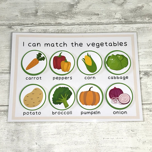 Vegetable Learning Mat