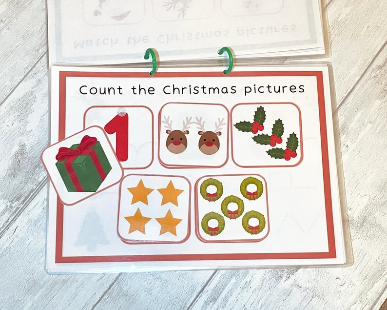 3+ Years Children's Christmas Busy Book