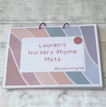 Nursery Rhyme Learning Mats/Busy Book