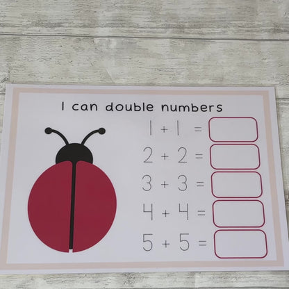 Ladybird Doubling Learning Mat