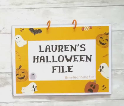 4+ Years Children's Halloween Busy Book